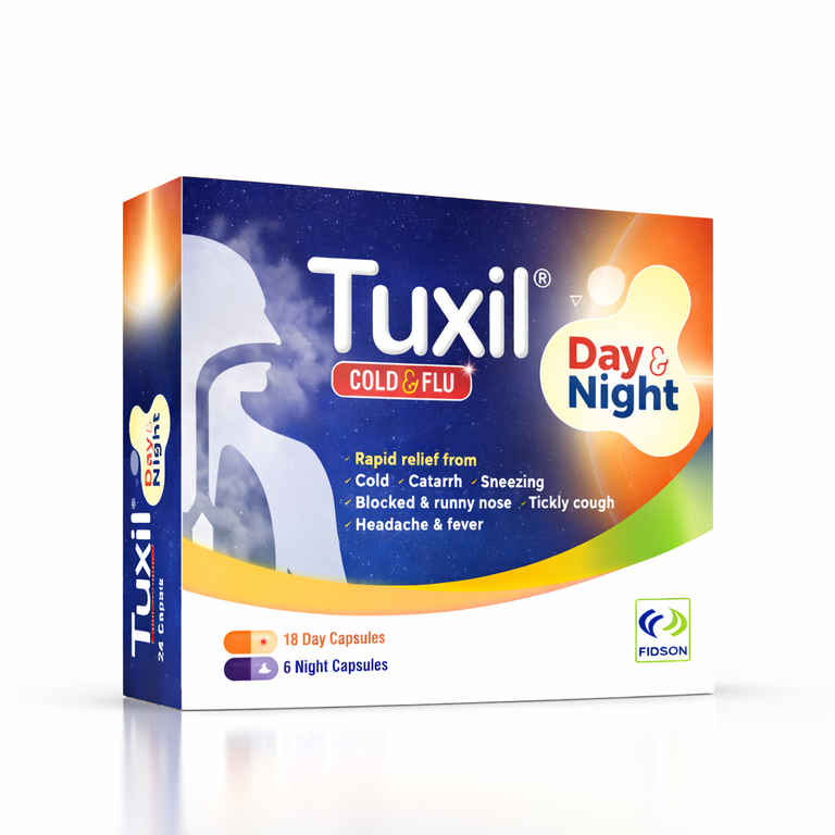 Tuxil Day & Night Capsules (Day/Night Relief) x 24 Capsules